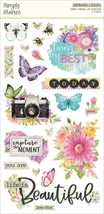 Simple Vintage Life In Bloom Chipboard Stickers 6&quot;X12&quot;SVL19728 - £11.56 GBP