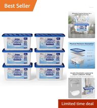 W&amp;E Mart 6-Pack Portable Moisture Absorbers - 500ml Dehumidifying Solution - $46.48