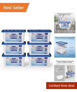 W&amp;E Mart 6-Pack Portable Moisture Absorbers - 500ml Dehumidifying Solution - $46.48