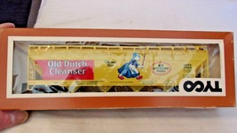 HO Scale Tyco 55&#39; Old Dutch Cleanser Covered Hopper Car, Yellow, #173402 BNOS - £24.35 GBP