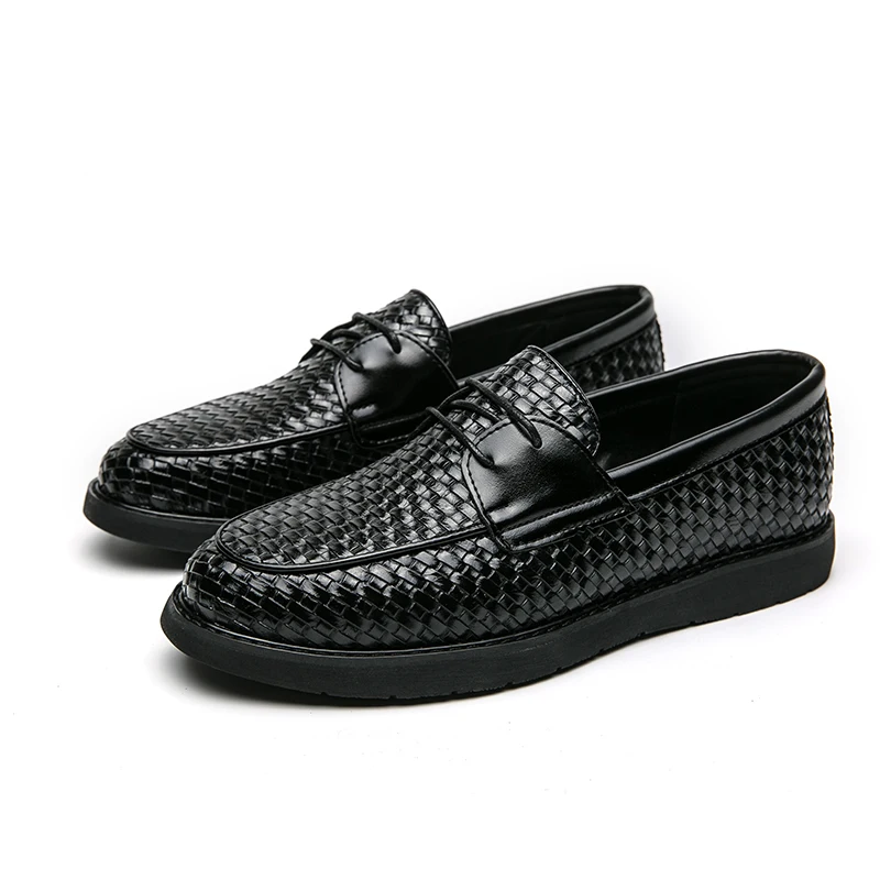 Men Loafers shoes Leather Moccasins Slip On Men &#39; s Casual Shoes outdoor... - £59.20 GBP