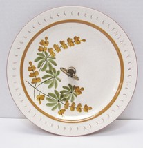 Vintage Stangl Golden Blossom Serving Handled Plate Mid Century Pottery 10&quot; - $8.56