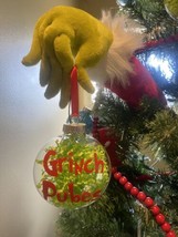 Grinch Pubes Ornament Christmas Ornament Funny Adult Gift White Elephant  - £6.73 GBP