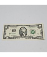 Fancy Serial Number 2003 $2 Dollar Bill 11197444 - $19.99