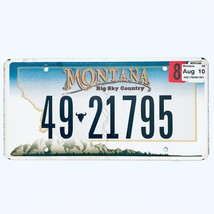 2010 United States Montana Park County Passenger License Plate 49 21795 - £13.23 GBP