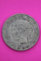 1934 P Liberty Peace Silver Dollar  Semi Key Date Coin Philadelphia Mint 20 - £36.99 GBP