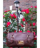 Ralph Lauren Leather Satchel Handbag with Gold Tone Hardware in Great Co... - $40.00