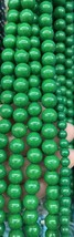 Emeral Green Jadeite Aqua Blue  Jade Gemstone  Round Rondelle  Barrel Dr... - $5.70