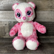 Build A Bear Sweet Scents Pink White Panda Bear Plush Stuffed Animal 2016 17.5&quot; - £14.59 GBP