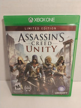 Microsoft Xbox One Assassin&#39;s Creed Unity Limited Edition 2014 Tested XB 1 - £7.82 GBP