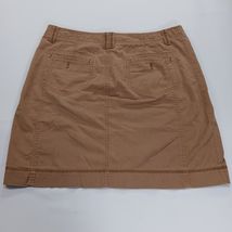 Eddie Bauer Women's Brown Cotton Denim Skirt Size 14 Waist 36" image 2