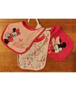 Disney Minnie Mouse and Butterflies 3-pk Snap Closured Bib - $9.99