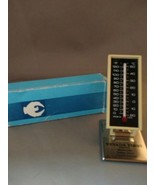 Vintage Desk Thermometer Nevada First Thrift Sidney Stern Founder President - $11.52 CAD