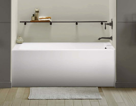 Kohler Underscore 60&quot;Soaking tub for 3 Wall Alcove w/Left Drain(Has Crack) - £168.34 GBP