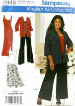 Womens Dress Skirt Top Pants Jacket Sewing Pattern/Simplicity 2948  Size... - $5.00