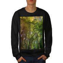 Wellcoda Forest Photo Tree Mens Sweatshirt, Jungle Casual Pullover Jumper - £24.04 GBP+