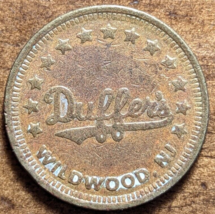 Wildwood, New Jersey NJ Duffer&#39;s No Cash Value Amusement Arcade Token - £4.08 GBP