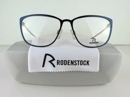 Rodenstock R 2569 D (Dark Blue /Light Gold) 55-15-140 Eyeglass Frames - £30.00 GBP