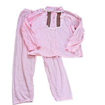 Ideal Lady Pink Size 36 Vintage Acetate/Nylon Pajama Sleepwear Set - £26.85 GBP