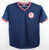 St. Louis Cardinals SGA Navy Blue Retro Pullover Jersey Adult Size XL - $17.03