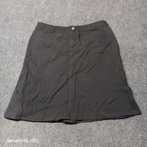 Athleta Midi Skirt Women Size 8 Black Stretch With Pockets - $407.96 MXN