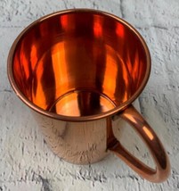 Handcrafted Pure Copper Timeless Smooth Finish Moscow Mule 16ounce - £25.77 GBP