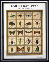 Palau 506 MNH Pacific Insects Earth Day ZAYIX 1223L0010A - £8.11 GBP