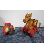 Fisher Price Imaginext Ninja Samurai Dragon Wagon Vehicle Battering Ram Lot - $27.14 CAD