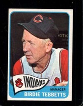 1965 Topps #301 Birdie Tebbetts Vgex Indians Mg - £3.12 GBP