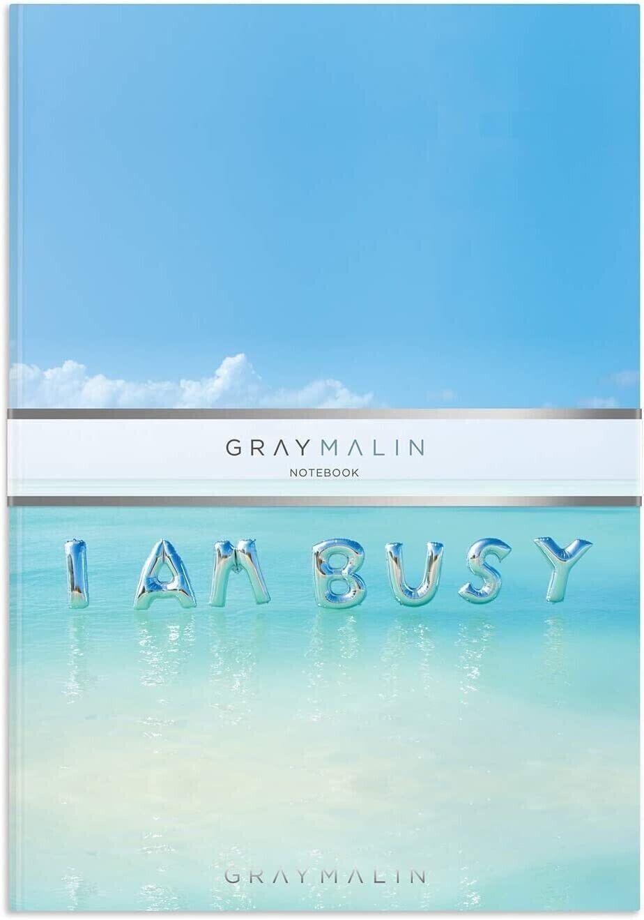 Primary image for NEW SEALED I am Busy Notebook Gray Malin A5 Journal 136 lined PAGE 5.75 x 8.25"