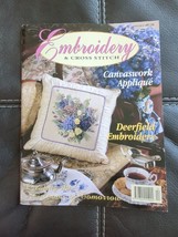 Embroidery &amp; Cross Stitch Magazine Volume 4 No 5 with Pattern Sheets Canvaswork - £6.76 GBP