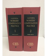 CEB California Workers&#39; Compensation Practice 4th Ed. Two Volume Set Jun... - $68.66 CAD