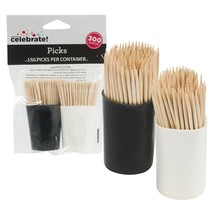 300 Count Toothpicks With Silicone Containers - $4.95