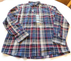 Eddie Bauer Men&#39;s Long Sleeve Button Up Bristol Flannel Shirt Size Variation NWT - £24.64 GBP