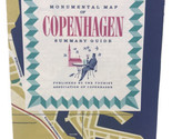 Vintage 1960&#39;s Tourist Travel Map - tourist Association of Copenhagen De... - $18.04