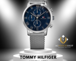 Montre pour homme Tommy Hilfiger quartz acier inoxydable cadran bleu 44 ... - $121.34