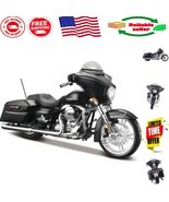 Intricate 1:12 Harley Davidson Street Glide - Ideal Gift for Motorcycle ... - $812.19 MXN