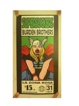 Supersuckers Poster Burden Brothers Signed By Billy Perkins - $332.53 MXN