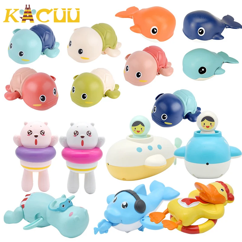 Baby Bathing Toy Kids Cute Duck Penguin Egg Water Spray Sprinkler Bathroom - £8.57 GBP+