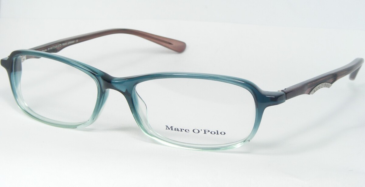 Vintage Marc O&#39;Polo 3239 217 Transparent Bleu Sarcelle Pente Lunettes 50... - $66.36