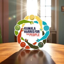 Kamala Harris Decal - For the People 2028 Window Sticker Harris 2028 Oba... - $3.95+