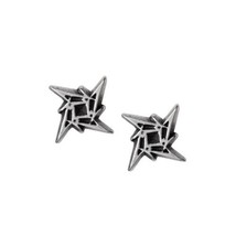 Alchemy Gothic PE17 Metallica: Ninja Star Logo Ear Studs Earrings Rocks ... - $26.95