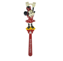 15" VINTAGE WALT DISNEY WORLD MINNIE MOUSE RED PLASTIC BACK SCRATCHER DI... - $19.00