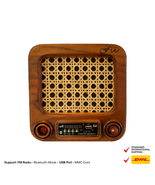 Joglo Model Wooden Radio Inspired By Traditional house in Indonesia - £112.49 GBP