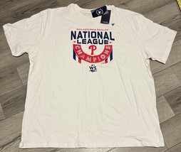 Philadelphia Phillies Fanatics National League Champions 2022 T-Shirt Sz 3XL NWT - £11.56 GBP