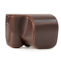 NIP MegaGear &quot;Ever Ready&quot; Brown Protective PU Leather Sony Alpha Camera ... - $28.95