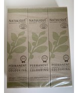 NATULIQUE Ammonia FREE Permanent Hair Color 2.0 Very Dark Brown Lot Of 3... - $44.54