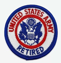United States Army Retired Embroidered 3&quot; Patch New - £4.62 GBP