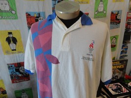 Vintage 1996 USA Olympics Atlanta 90's Polo Shirt Size XL - $34.64