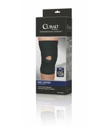 Medline ORT23250RMDH Curad J-Buttress Knee Supports, Medium, Black - $16.92